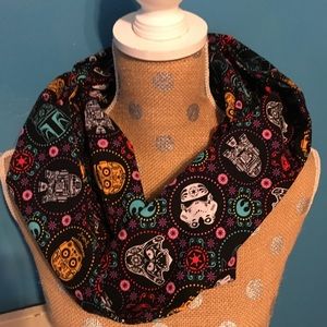 Star Wars Sugar Skull Infinity Scarf Handmade